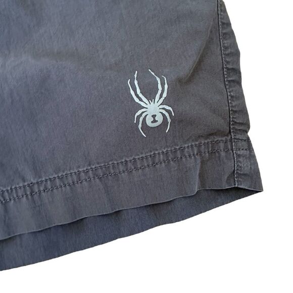 Spyder ~ Mens grey shorts ~ size Medium ~ side and back pockets - Picture 3 of 8